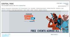 Desktop Screenshot of centralpark.org